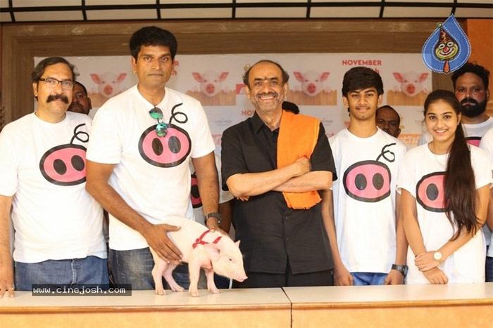 Adhugo Movie Team padayatra Details