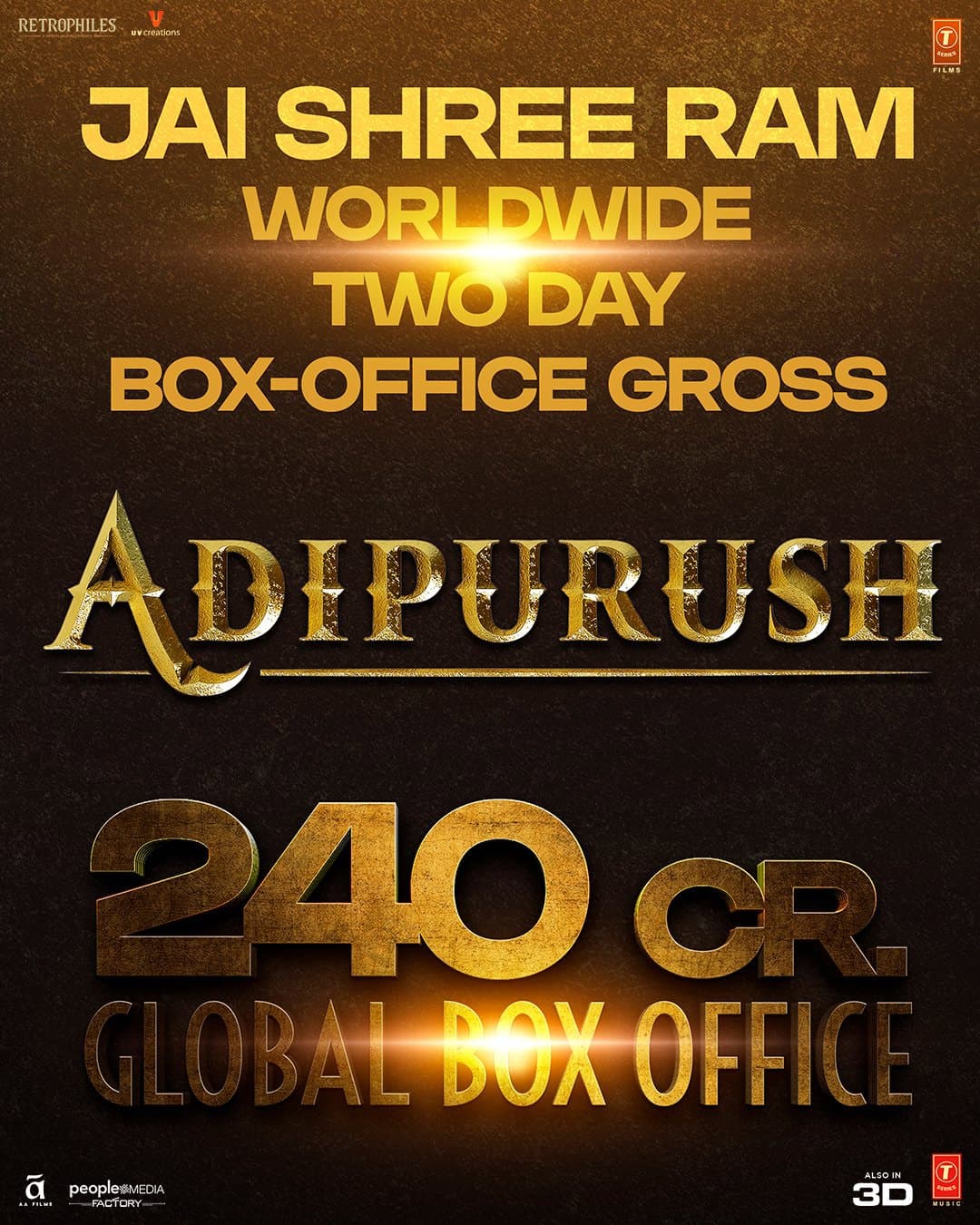 Adipurush Day 2 Collections Creates Records
