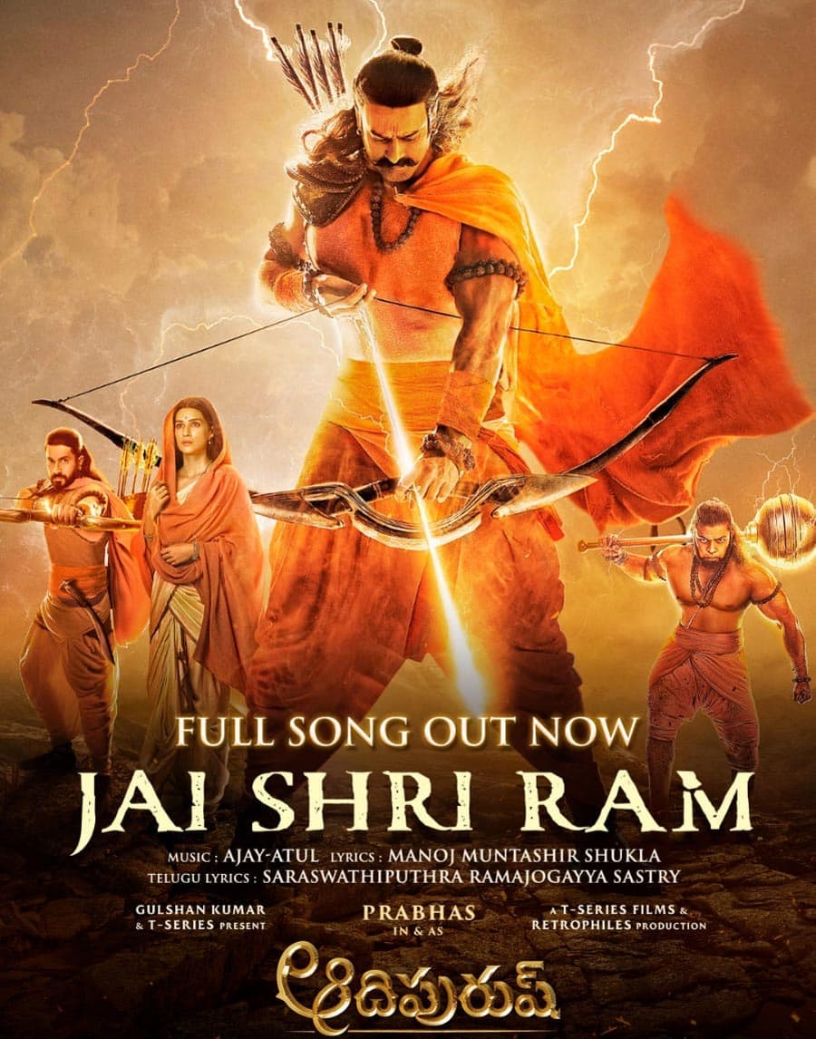  Adipurush launches the full version of the track Jai Shri Ram