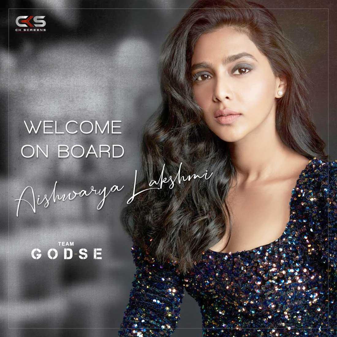 Aishwarya Lakshmi is the heroine of the Godse movie