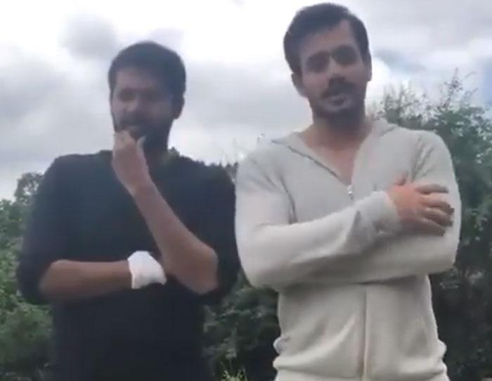 Akhil and Director Venky Atluri Satirical Reaction on Gossips