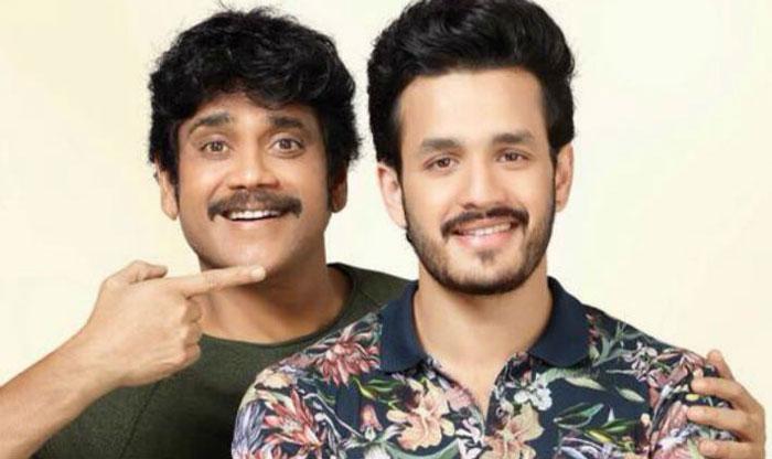 Akhil Gets Chaitu Chance besides Nag