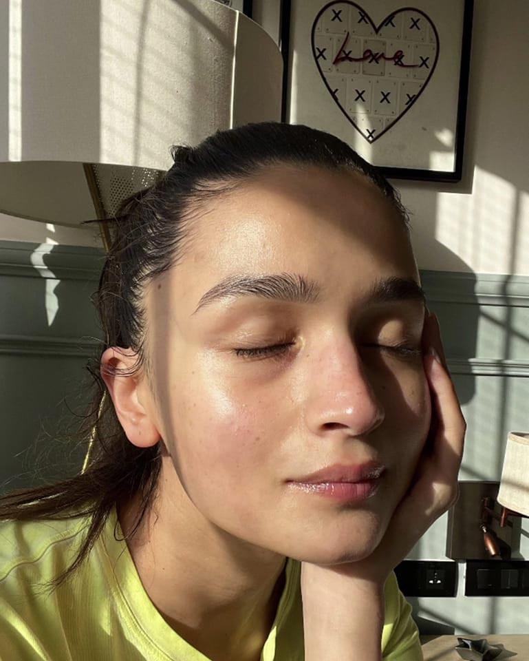 Alia Bhatt close up look