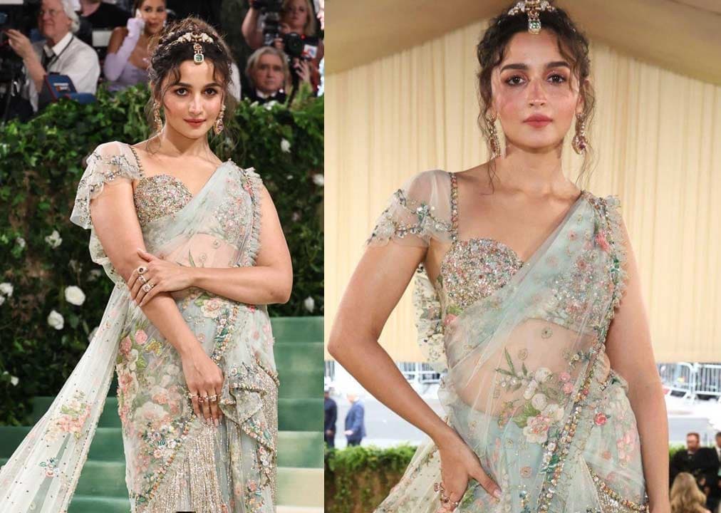 Alia Bhatt Stuns in Sabyasachi Saree 