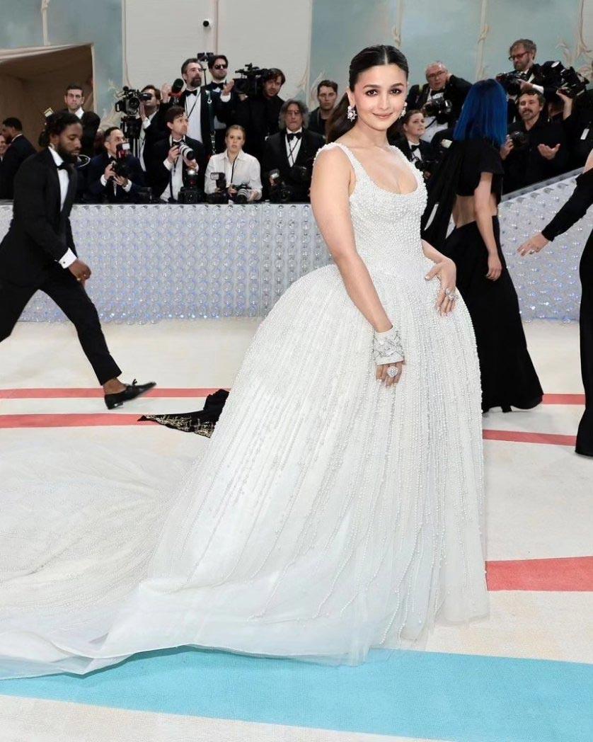 Alia Bhatt wore 1 lakh pearls to Met Gala 2023