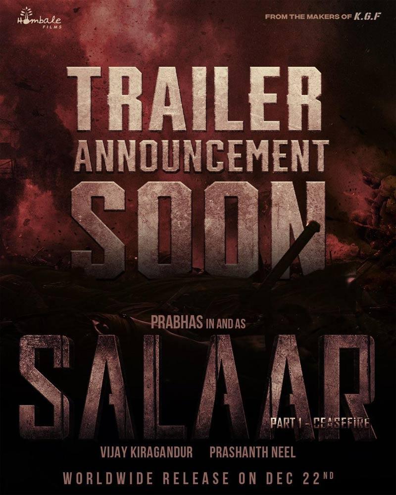 All set for Salaar trailer sensation