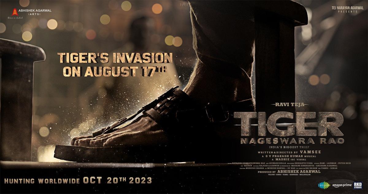 All Set For Tiger Nageswara Rao Teaser