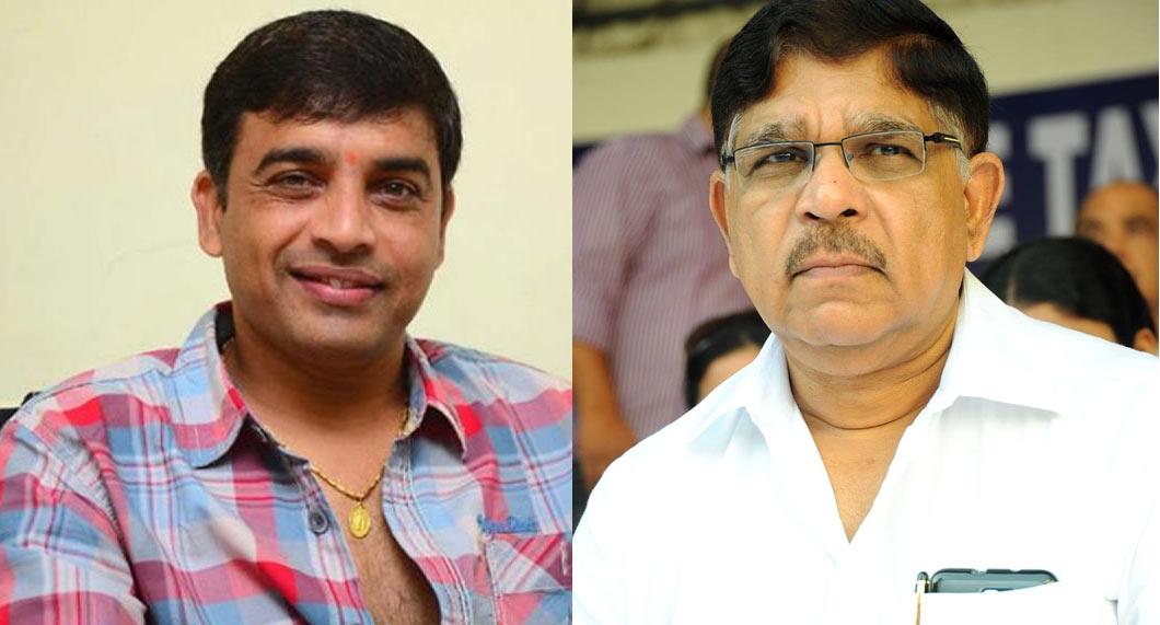 Allu Aravind seems dull in front of Dil Raju 