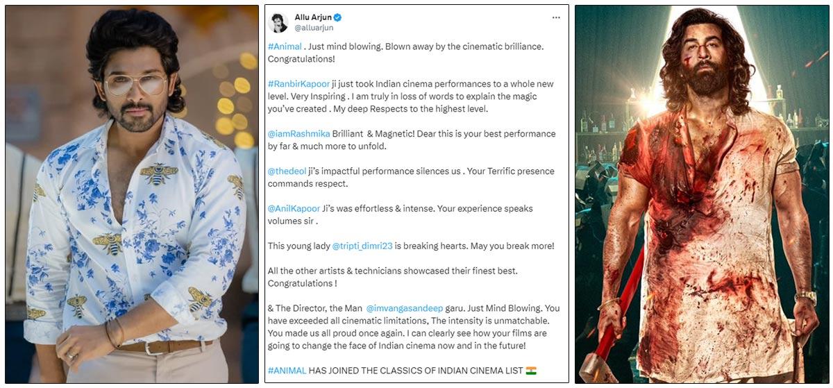 Allu Arjun Heaps Praise On Animal