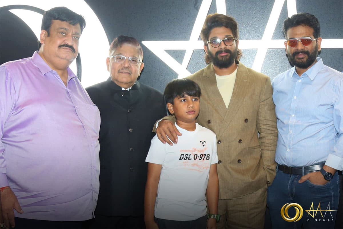 Allu Arjun Launched AAA Cinemas