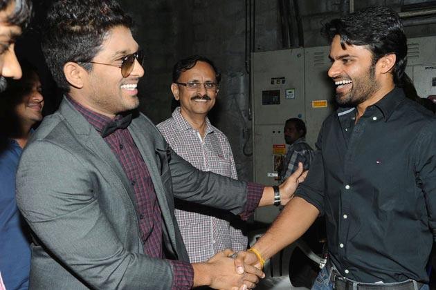 Allu Arjun rushes to meet Sai Dharam Tej