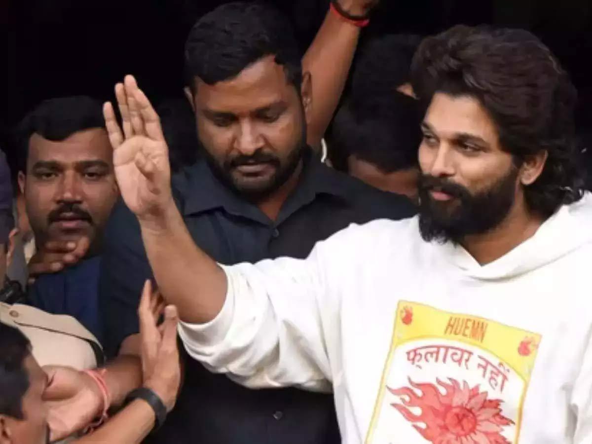 Allu Arjun spends night in jail despite bail in stampede case