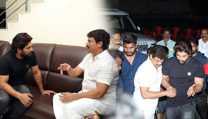 Allu Arjun Visits Boyapati Srinu House.. Details Here..