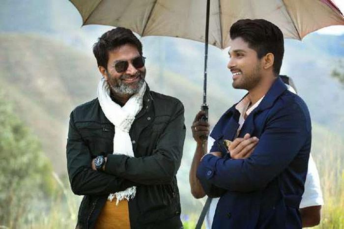 Allu Arjun waiting for Aravinda Sametha Result