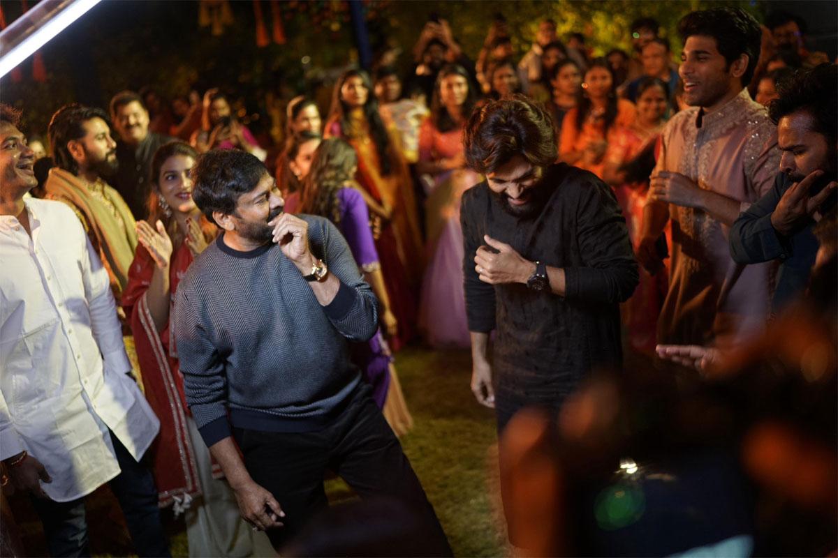 Allu Arjun wishes to Chiranjeevi
