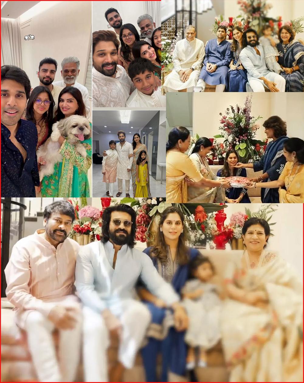 Allu Family Missing Completely Upasana Seemantham Veduka