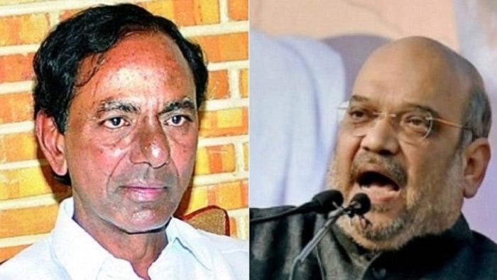 Amit Shah Power Full Comments on KCR!