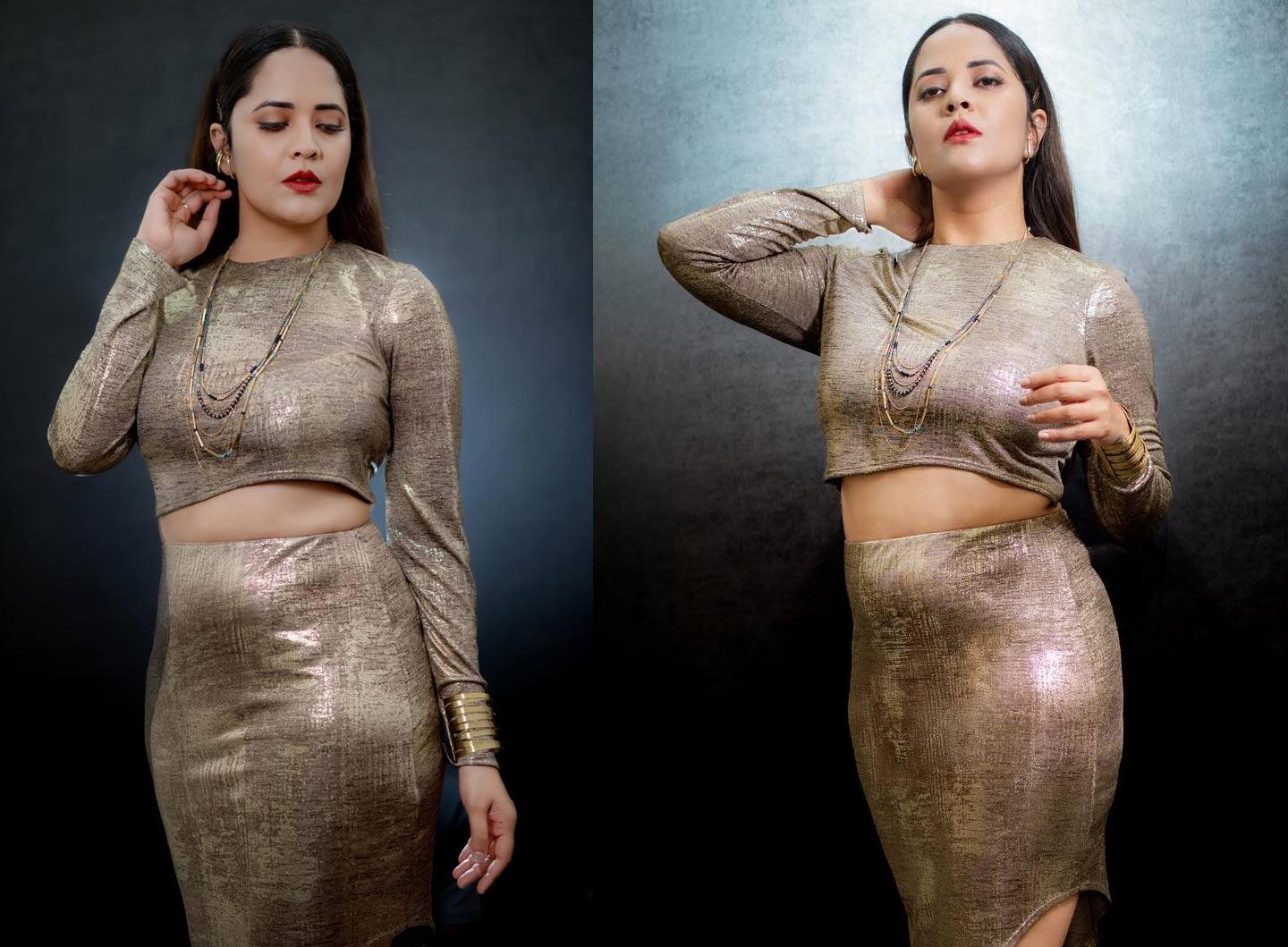 Anasuya in a captivating angle