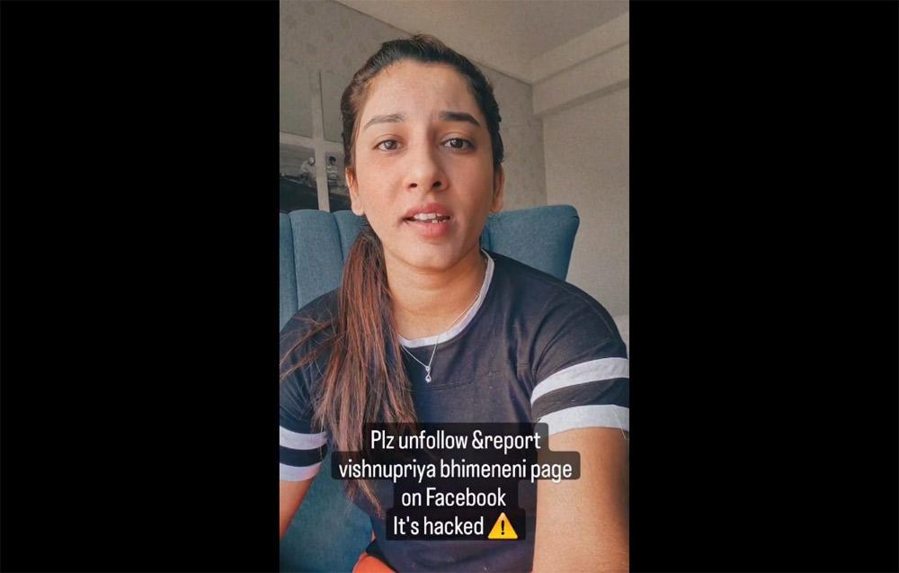 Anchor Vishnu Priya Reacted on Facebook Vulgar content