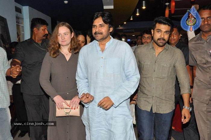 Anna Lezhneva, Pawan Kalyan Watched Rangasthalam