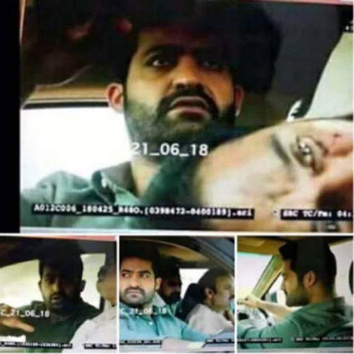 Aravinda Sametha Teaser Cutting Pics Leaked