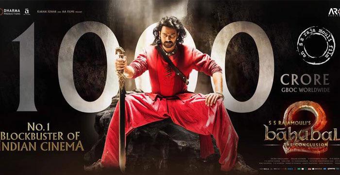 Baahubali 2 Crosses Rs.1000 Crores Gross