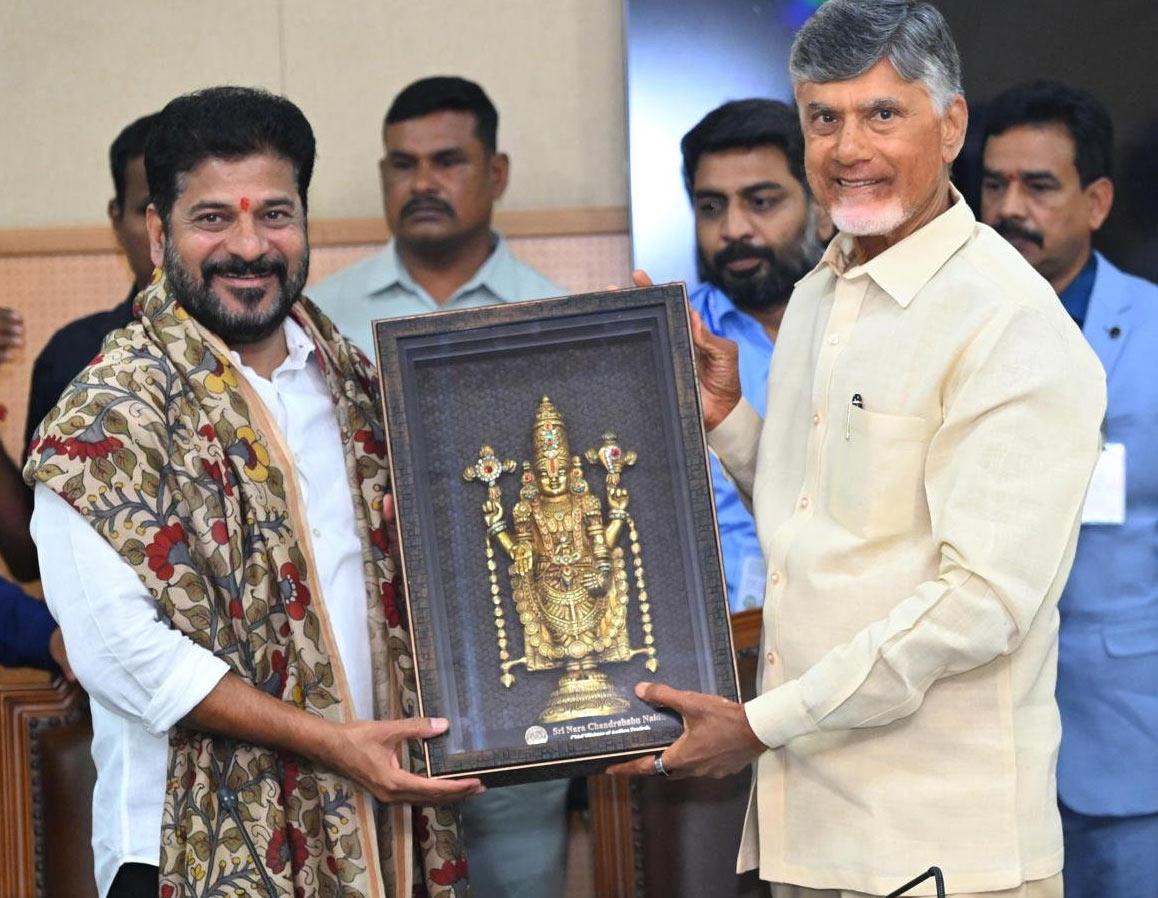 Babu, Revanth Bheti.. Excited joy!!