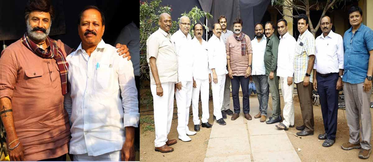 Balakrishna congratulated T.D. Janardhan and committee members
