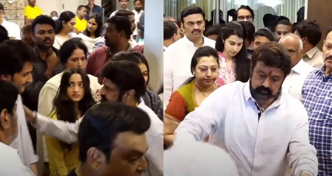 Balakrishna heartfelt condolence to Mahesh Babu