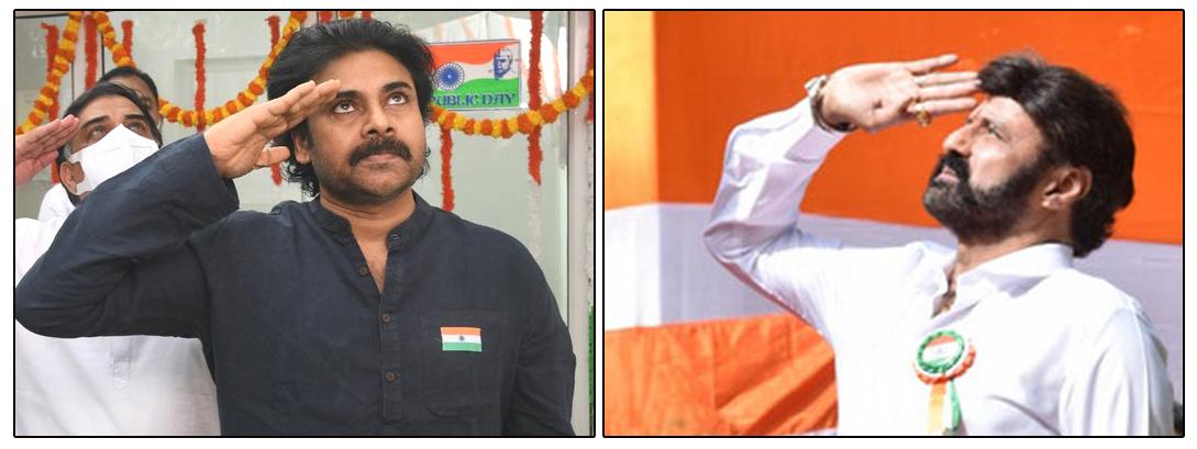 balakrishna pawan kalyan flag hoisting 