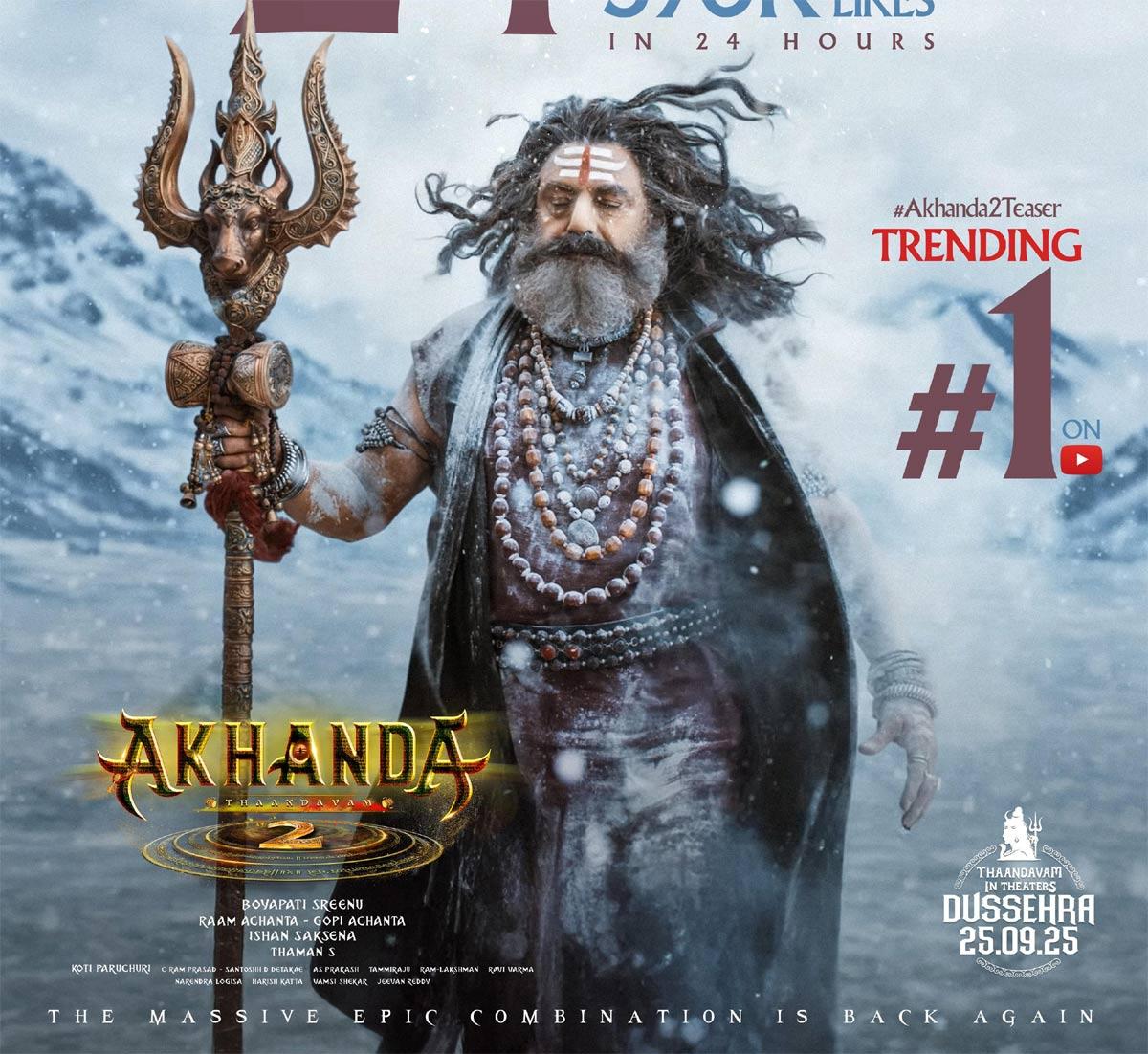 Balakrishna shares stunning details of Akhanda Thaandavam