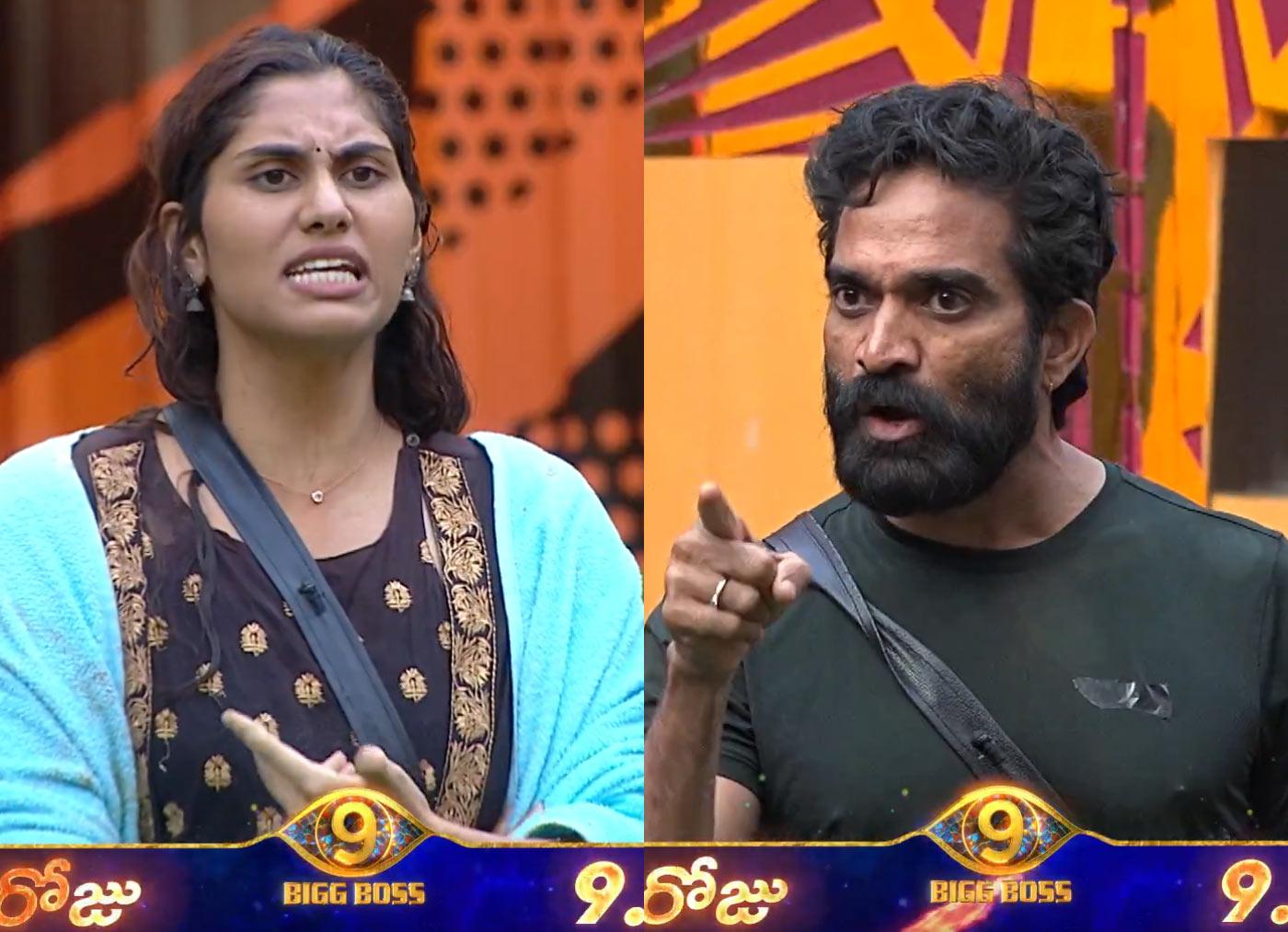 BB9- Bharani fires on Divya