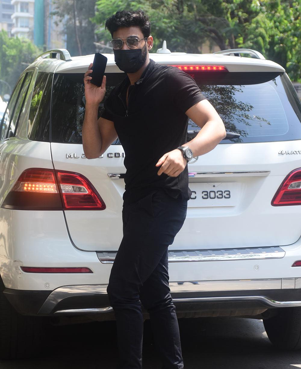 Bellamkonda Srinivas spotted at Bandra