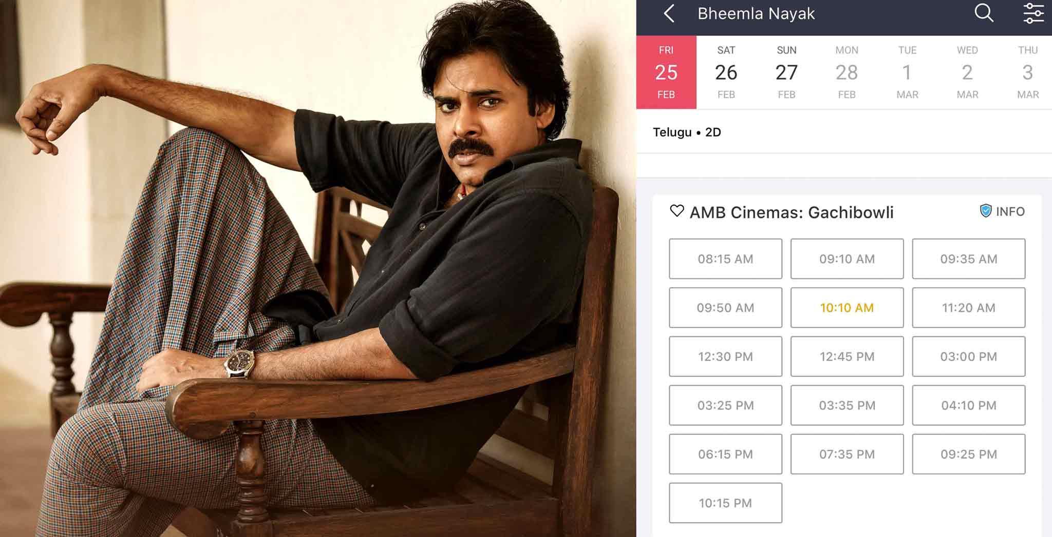 Bheemla Nayak Advance Booking in Full Swing