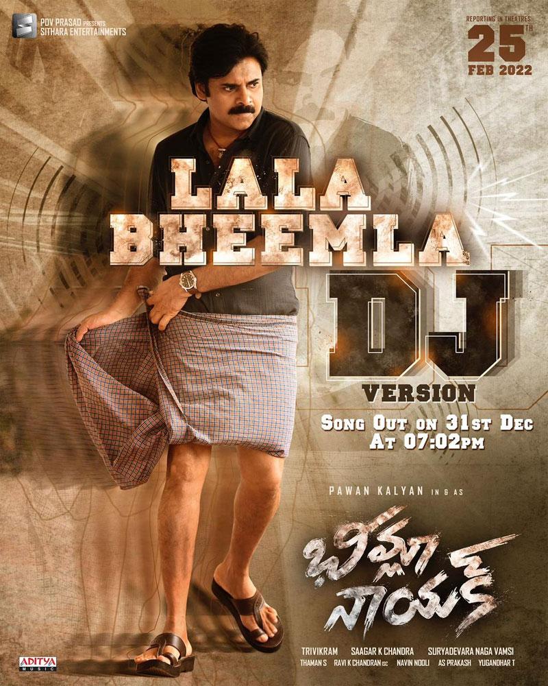 Bheemla Nayak title song DJ version sensation on