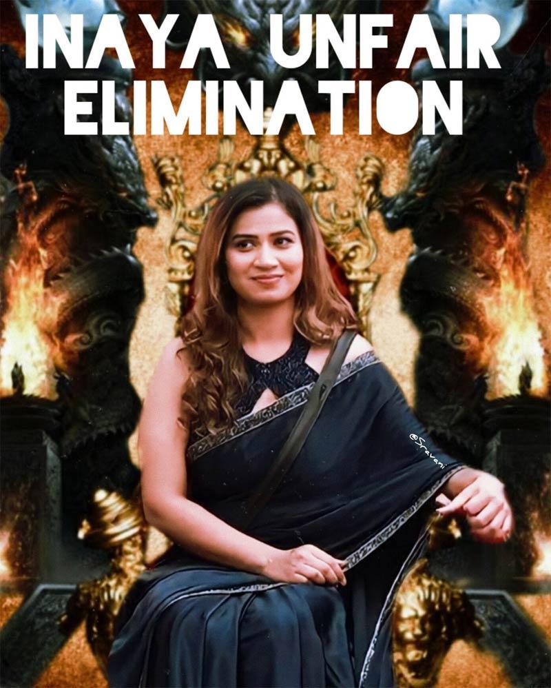 Bigg Boss 6: Inaya Sulthana eliminated 