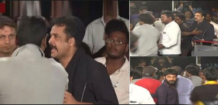 BJP workers attack Hero Sivaji