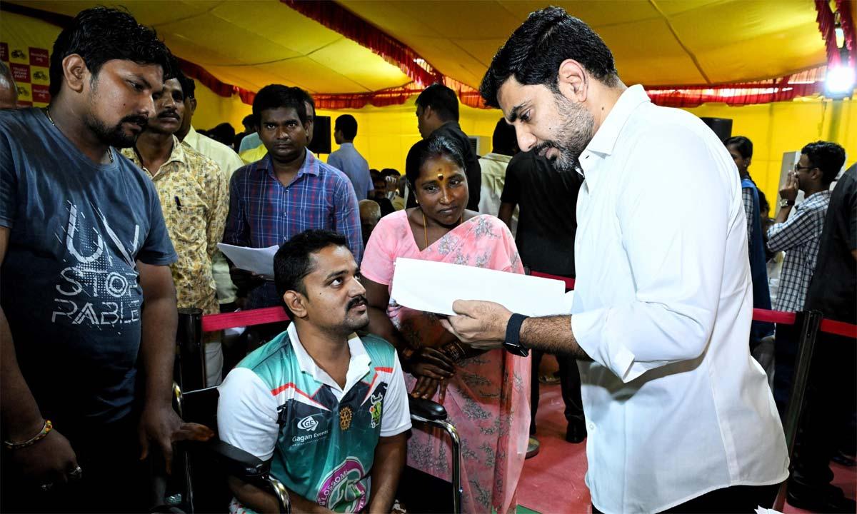 Blue Media Praises Nara Lokesh Praja Darbar