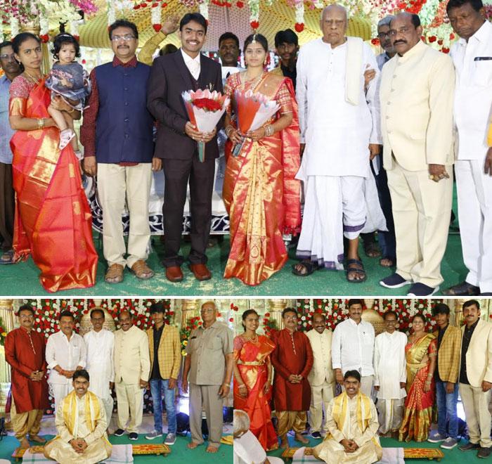Celebrities at Producer Ramasatyanarayana Grand daughter Marriage