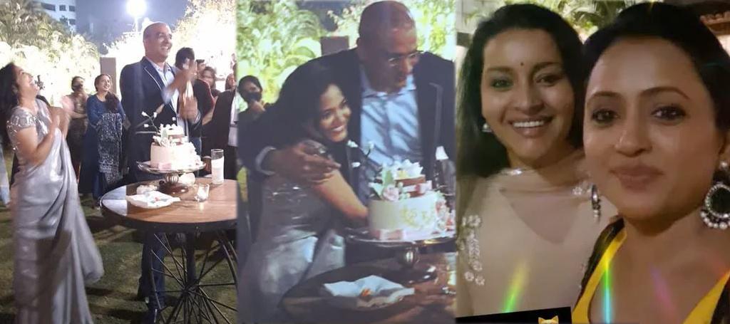 Celebrities at Singer Sunitha - Ram pre-wedding Bash