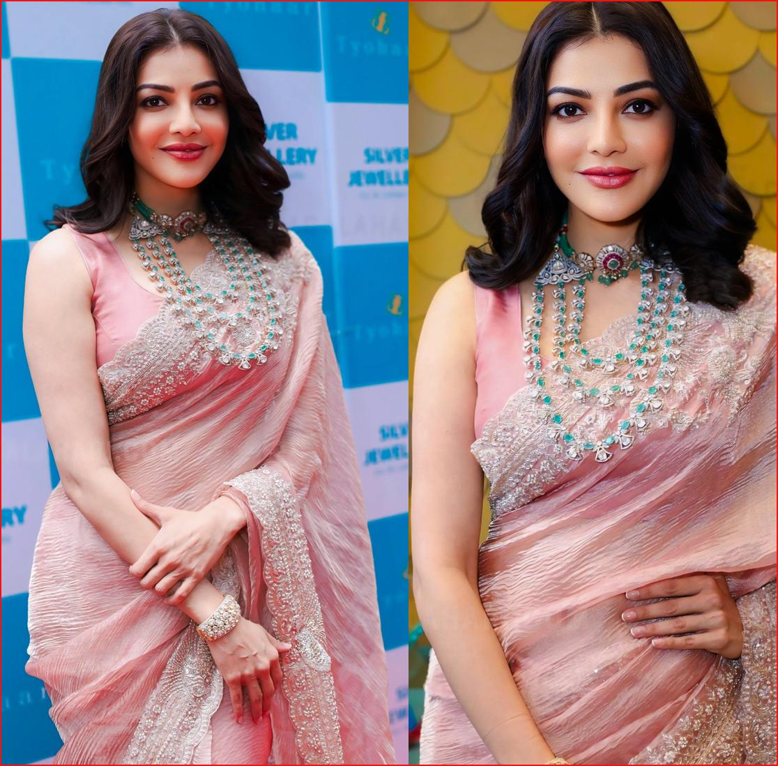 Chandamama in beautiful saree