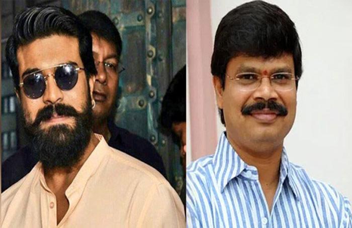 Charan And Boyapati Story Leaked