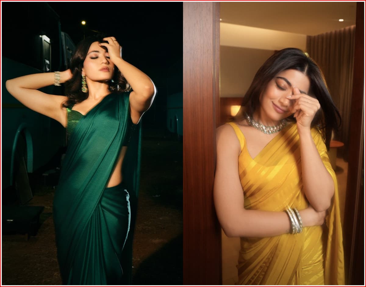 Cheap Trolls on Rashmika Saree look