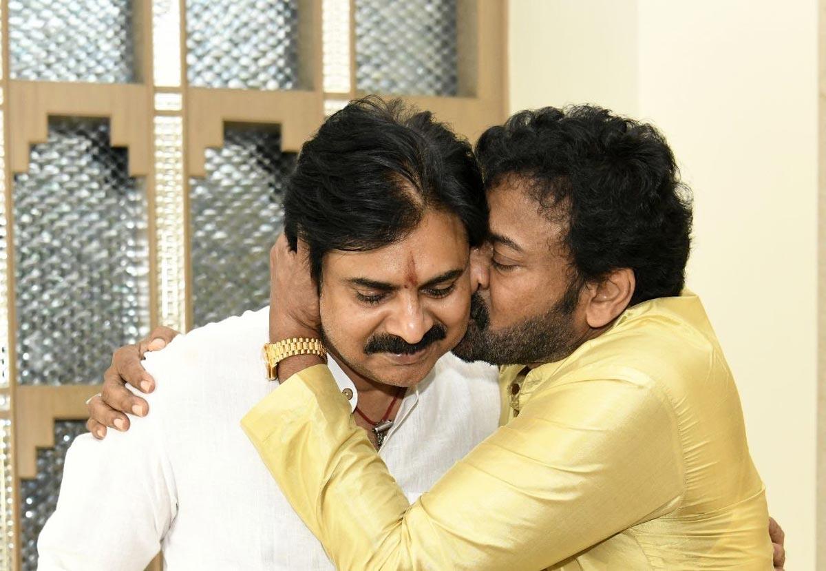 Chiranjeevi and Ram Charan cute Birthday wishes to Pawan Kalyan 