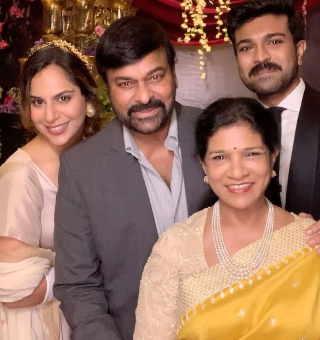 Chiranjeevi expressed happiness on the birth of a granddaughter