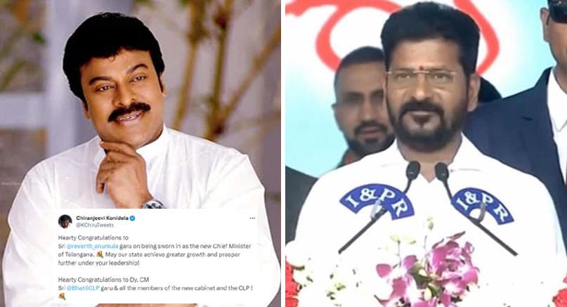 Chiranjeevi Greets Revanth Reddy After Becoming CM