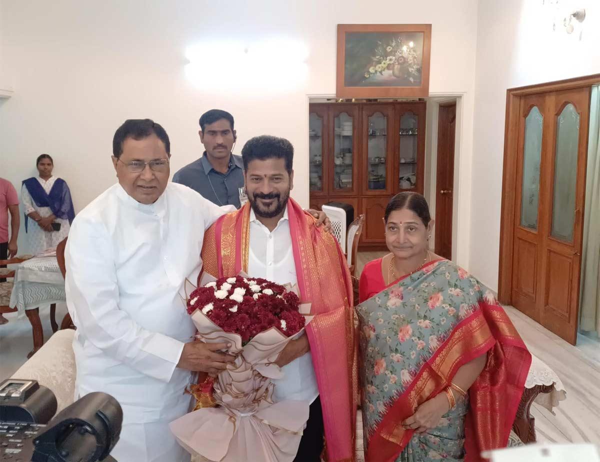 CM Revanth Reddy Meets Jana Reddy