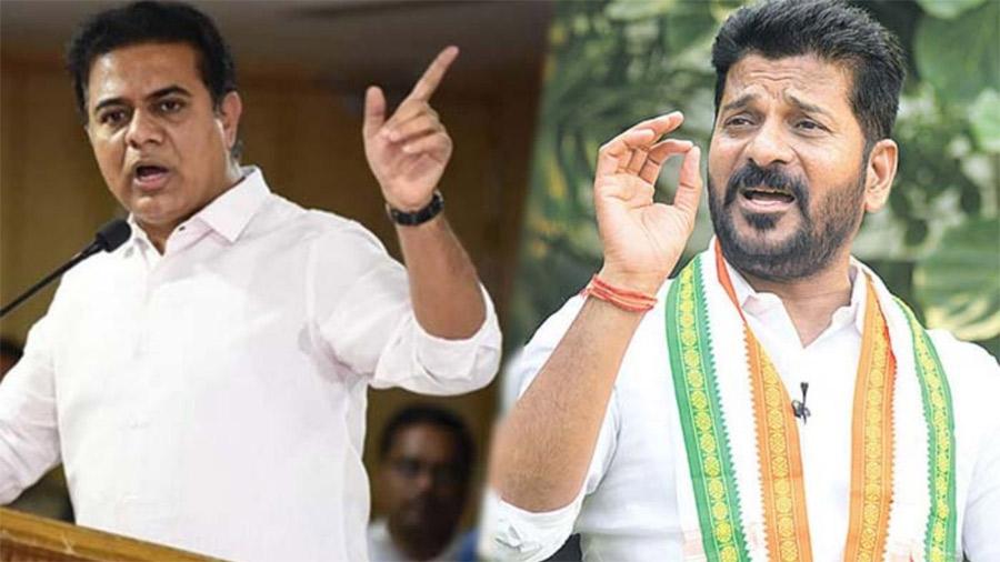 Congress Leaders Counters on KTR