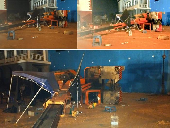 Crane Accident On Indian 2 Sets