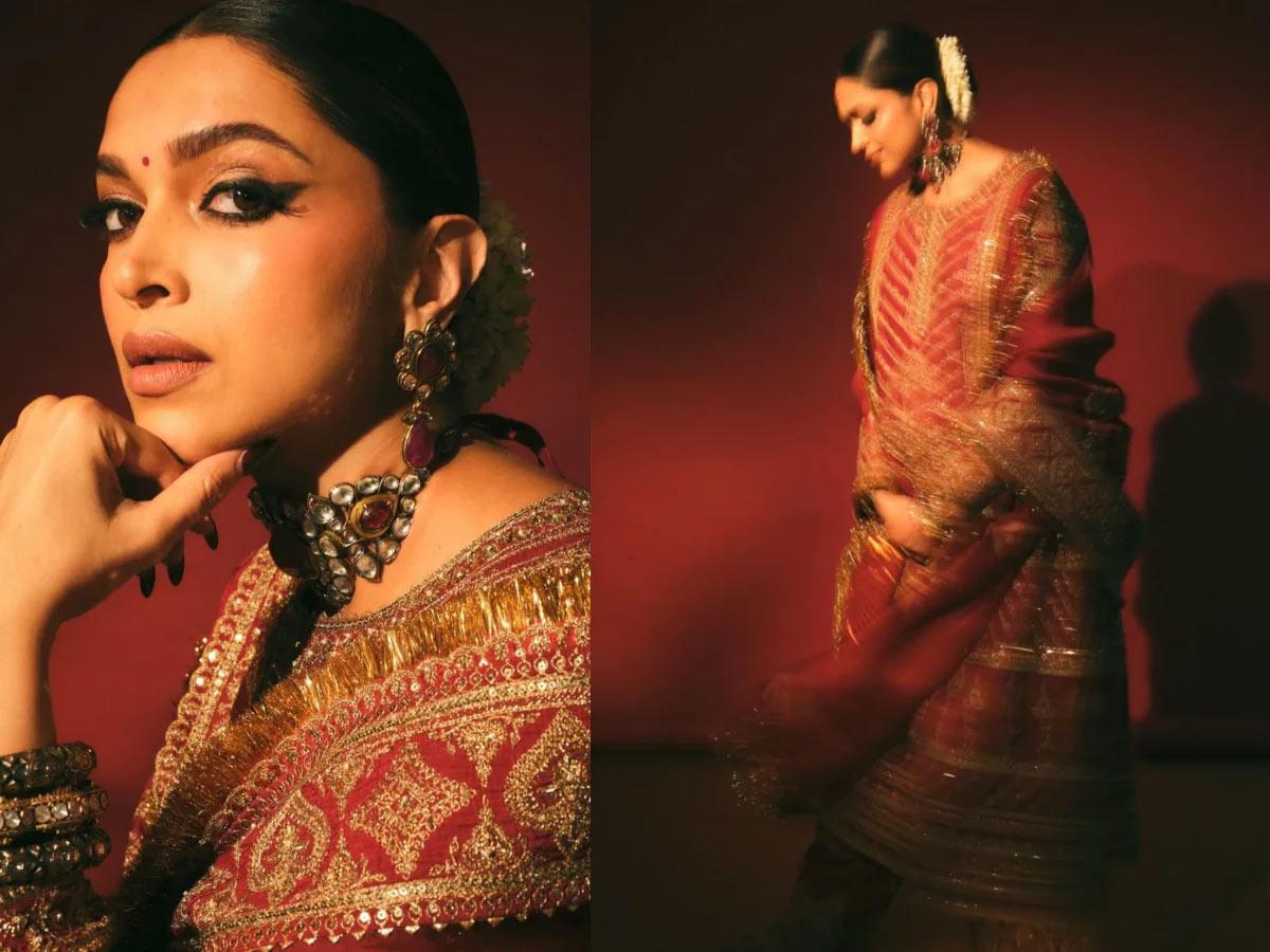 Deepika at Anant Ambani wedding with a baby bump
